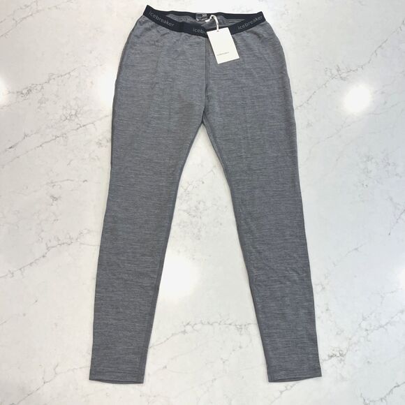 Icebreaker Womens L 100% Wool 200 Oasis Leggings Thermal Bottom Base Layer - Picture 1 of 16